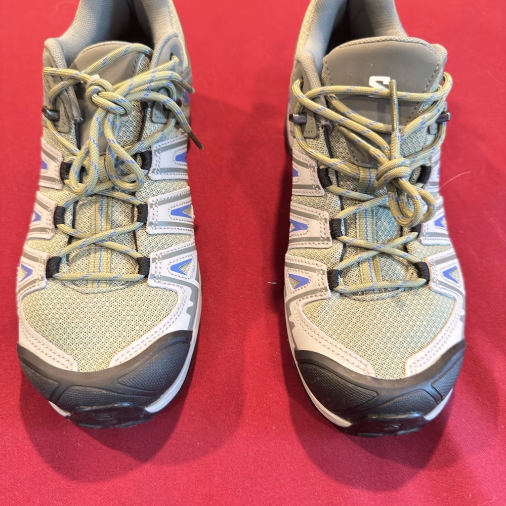 Salomon X Ultra Pioneer Aero Women’s Shoes - Green, Black and Gray Size 10 - Picture 7 of 11